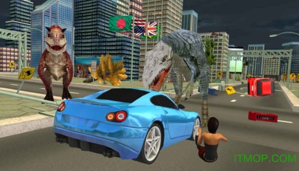 野生恐龙攻击城市模拟器内购破解版