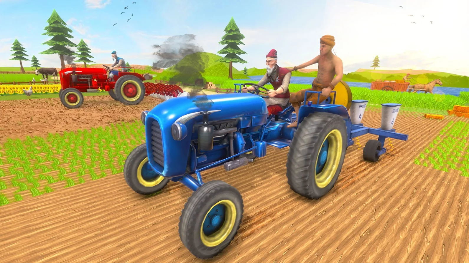 农用手扶拖拉机模拟驾驶Real Tractor Farming