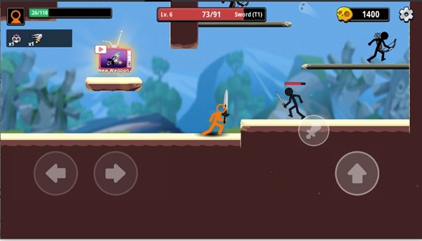 火柴人格斗武器大师去广告版 v0.0.8