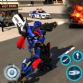 变形机甲破坏城市