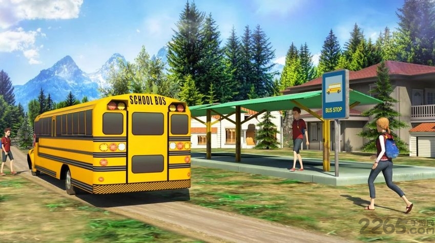 School Bus Driver : Hill Climb
