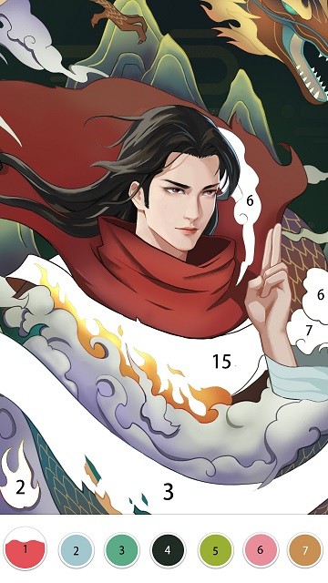 快乐涂数字填色