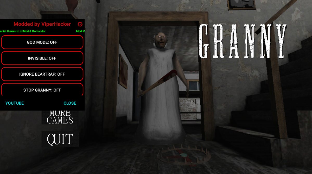 恐怖老奶奶Granny海绵宝宝