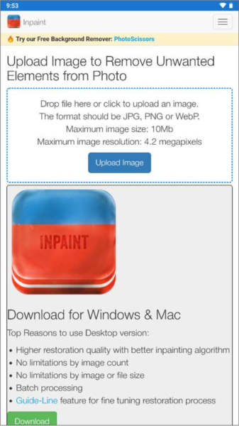 inpaint安卓手机版 最新版v1.0.2