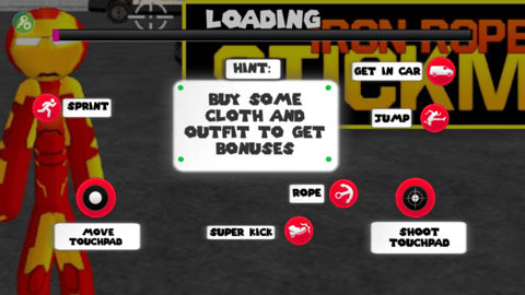 火柴人绳索英雄钢铁侠