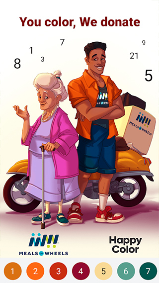 happy color数字填色