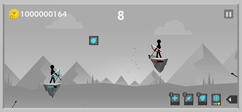 火柴人弓箭手双人对决武器全部解锁版