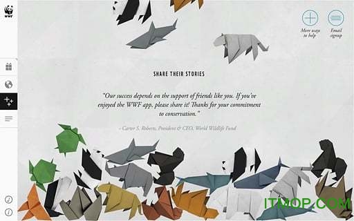 WWF Togethe(野生动物折纸)