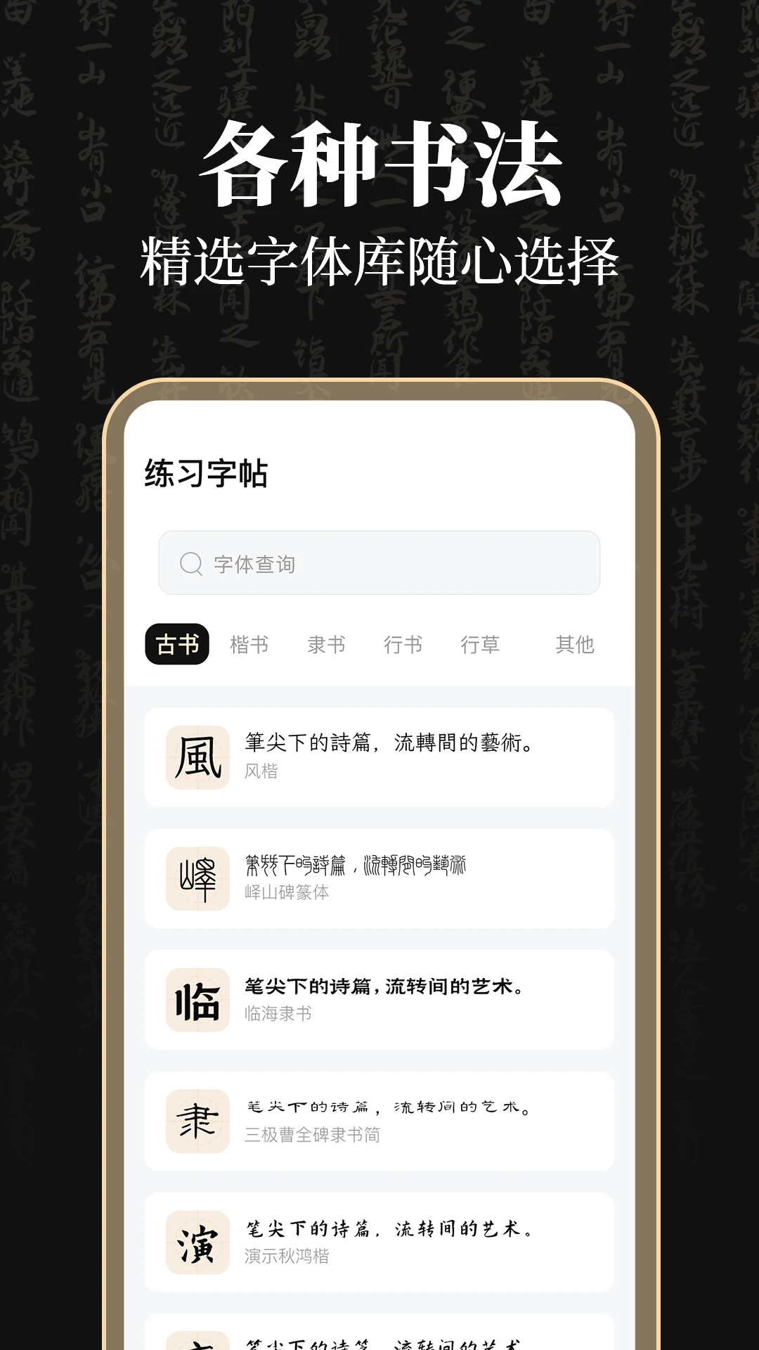 钢笔365掌上字帖