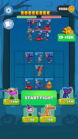 Halloween Zombie: Merge Plants