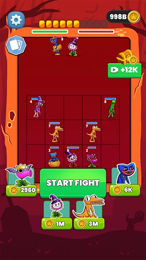 Halloween Zombie: Merge Plants