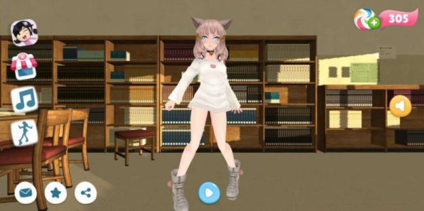 女学生跳舞