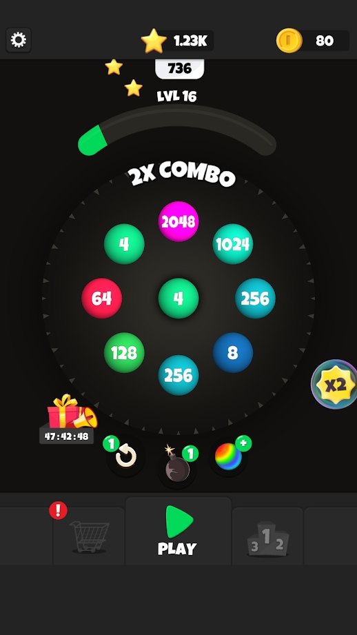 滚动合并2048