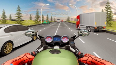 蜘蛛侠斜坡赛车
