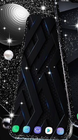 Black HD Live Wallpaper