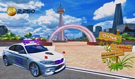 Türk BMW Polis Araba Oyunu 3D