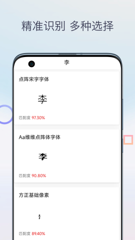 字体识别扫描