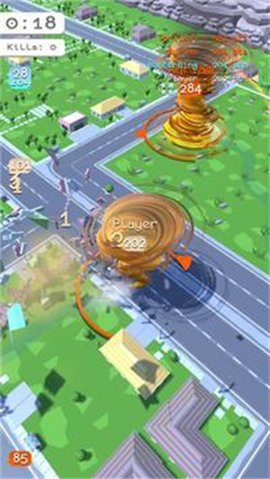龙卷风摧毁停车场无限金币版