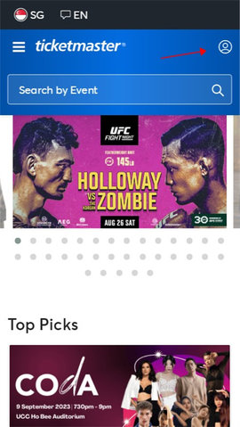 ticketmaster软件